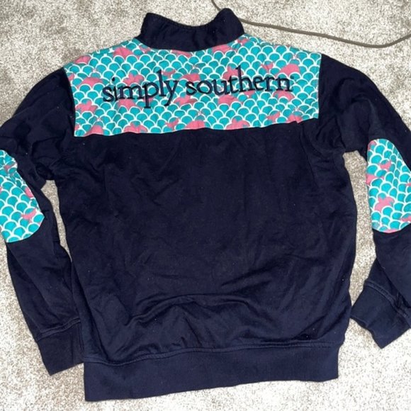 Womens Simply Southern Pullover w/ Elbow Patches - Picture 1 of 5